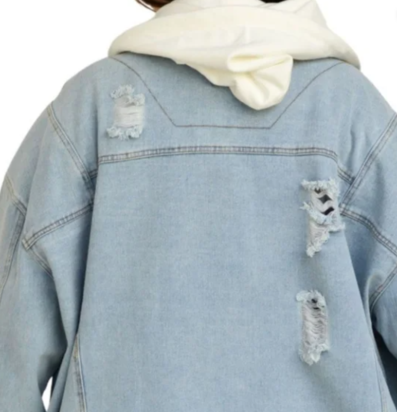 Plus Patch Jean Jacket