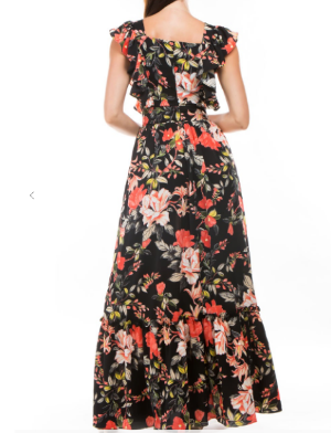 Floral Print Maxi Dress