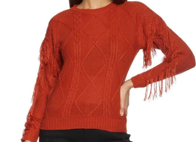 Fringe Knit Sweater