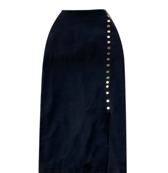 Midi Denim Skirt